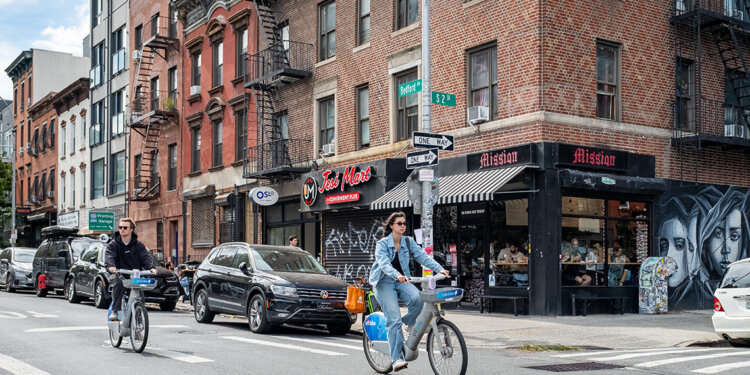 In New York City, A National Trend on Paper Looks Very Different on the Ground