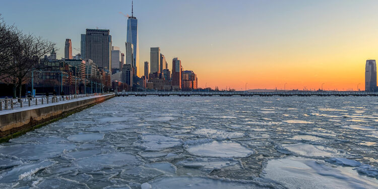 Ice on Hudson
